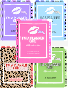 All-in-one "Planner Girl" 18-mo Digital Planner