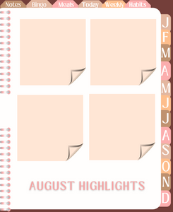 All-in-one N E U T R A L  18-month planner